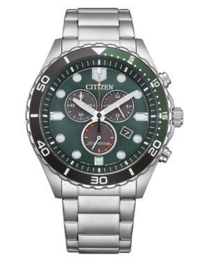 Ρολόι CITIZEN Eco-Drive Chronograph Silver Stainless Steel Bracelet