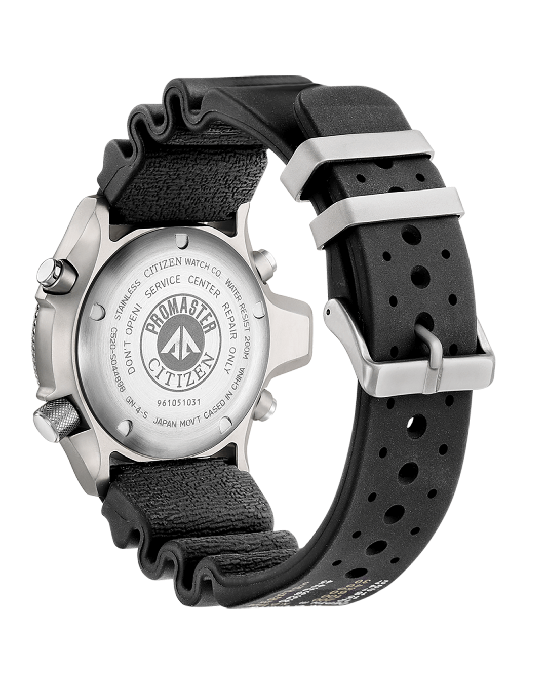 Ρολόι CITIZEN Promaster Aqualand Divers Black Rubber Strap
