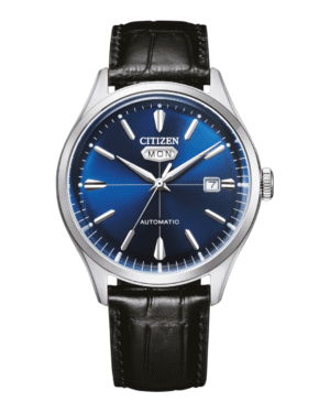 Ρολόι CITIZEN Automatic Black Leather Strap