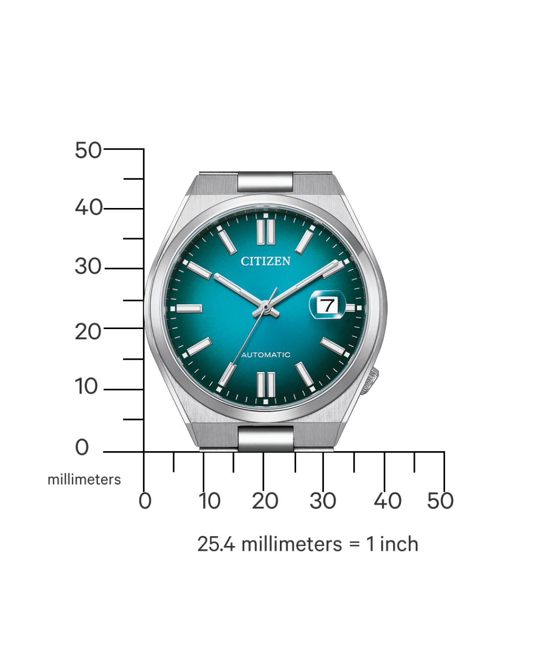 Ρολόι CITIZEN TSUYOSA Automatic Silver Stainless Steel Bracelet