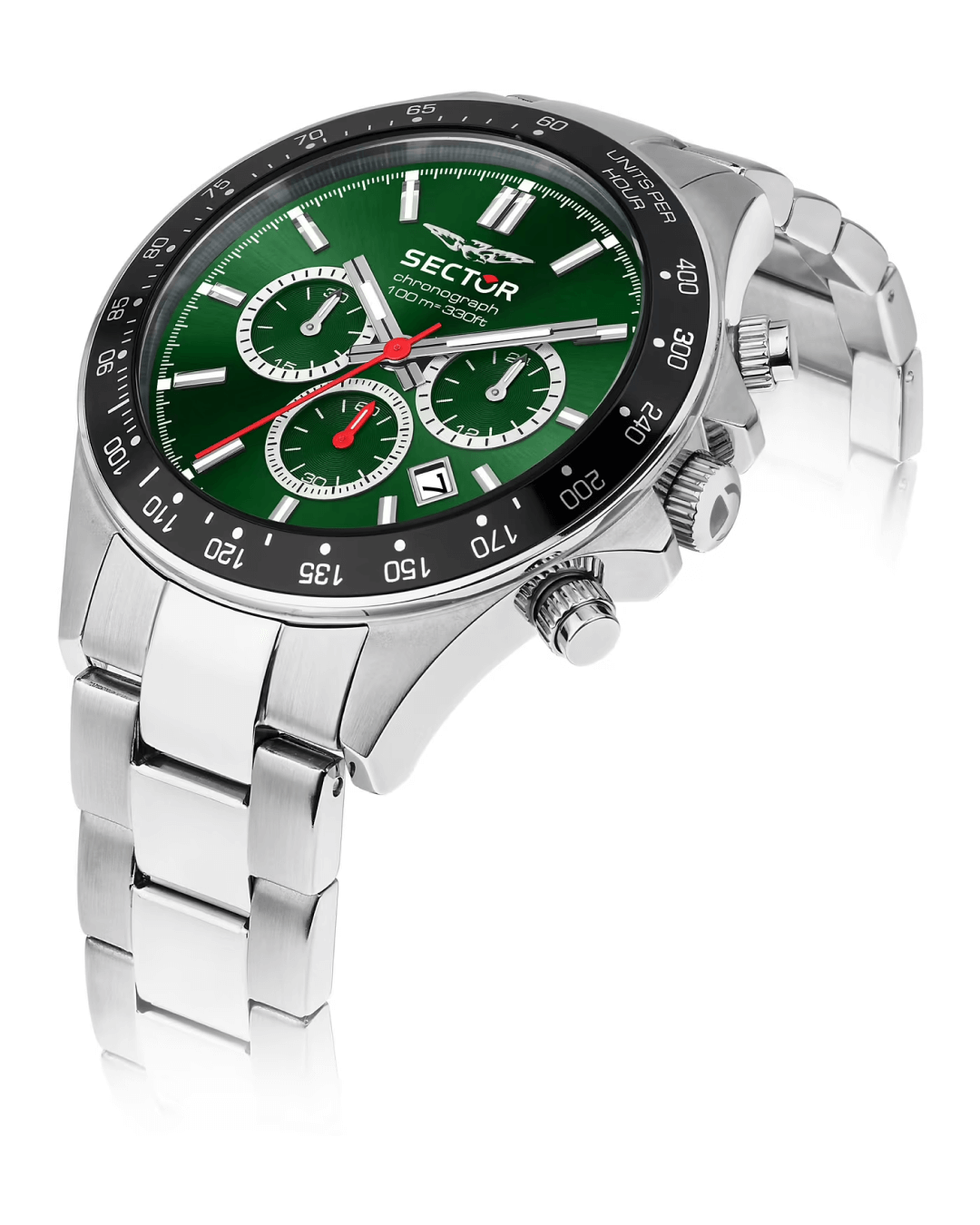 Ρολόι SECTOR 230 Chronograph Silver Stainless Steel Bracelet