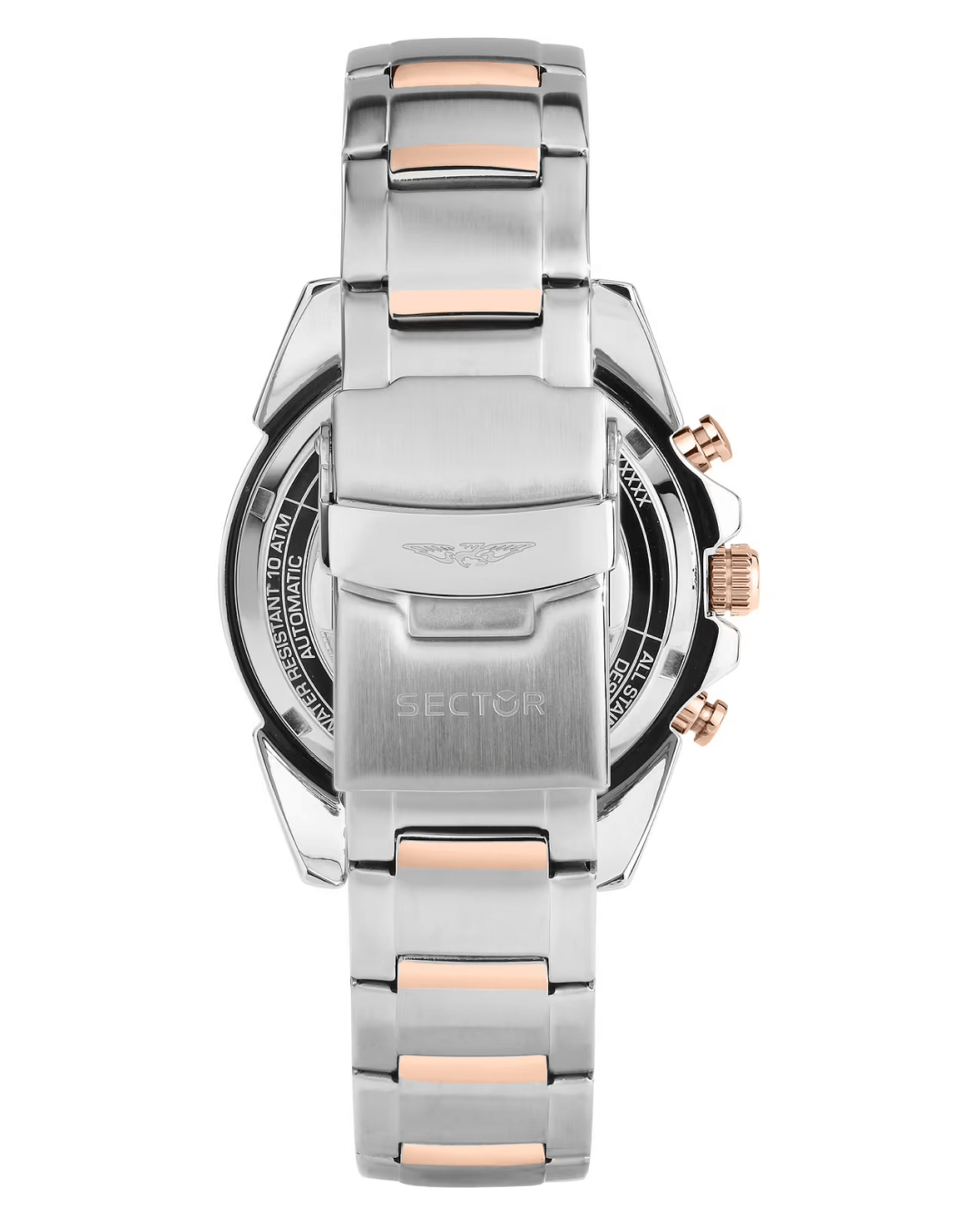 Ρολόι SECTOR 450 Chronograph Black Dial 43mm Silver Stainless Steel Bracelet